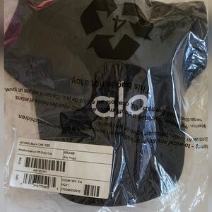 ALO Yoga Black Performance Cap